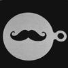 Coffee Latte Art Stencils For Drawing Barista Tools Stainless Steel Coffee Accessories Decorating Foam Shape Cake Baking Mold
