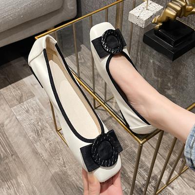 2024 Fashion Flats for Women Casual Shoes Elegant Women Flats Brand Office Ladies Boat Shoes Soft Plus Size 42 A4375