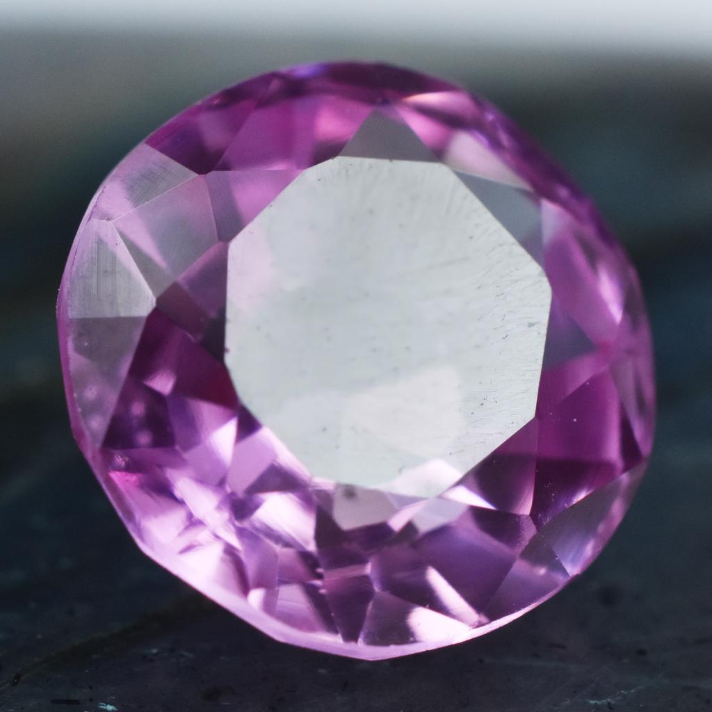 CERTIFIED Natural Round 4.45 Ct Ceylon Pink Sapphire Pendant Size Loose Gemstone SU-827