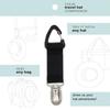 Clip per cappello da viaggio da appendere alla borsa, zaino, bagaglio, per bambini, adulti, viaggi all'aperto, accessori da spiaggia