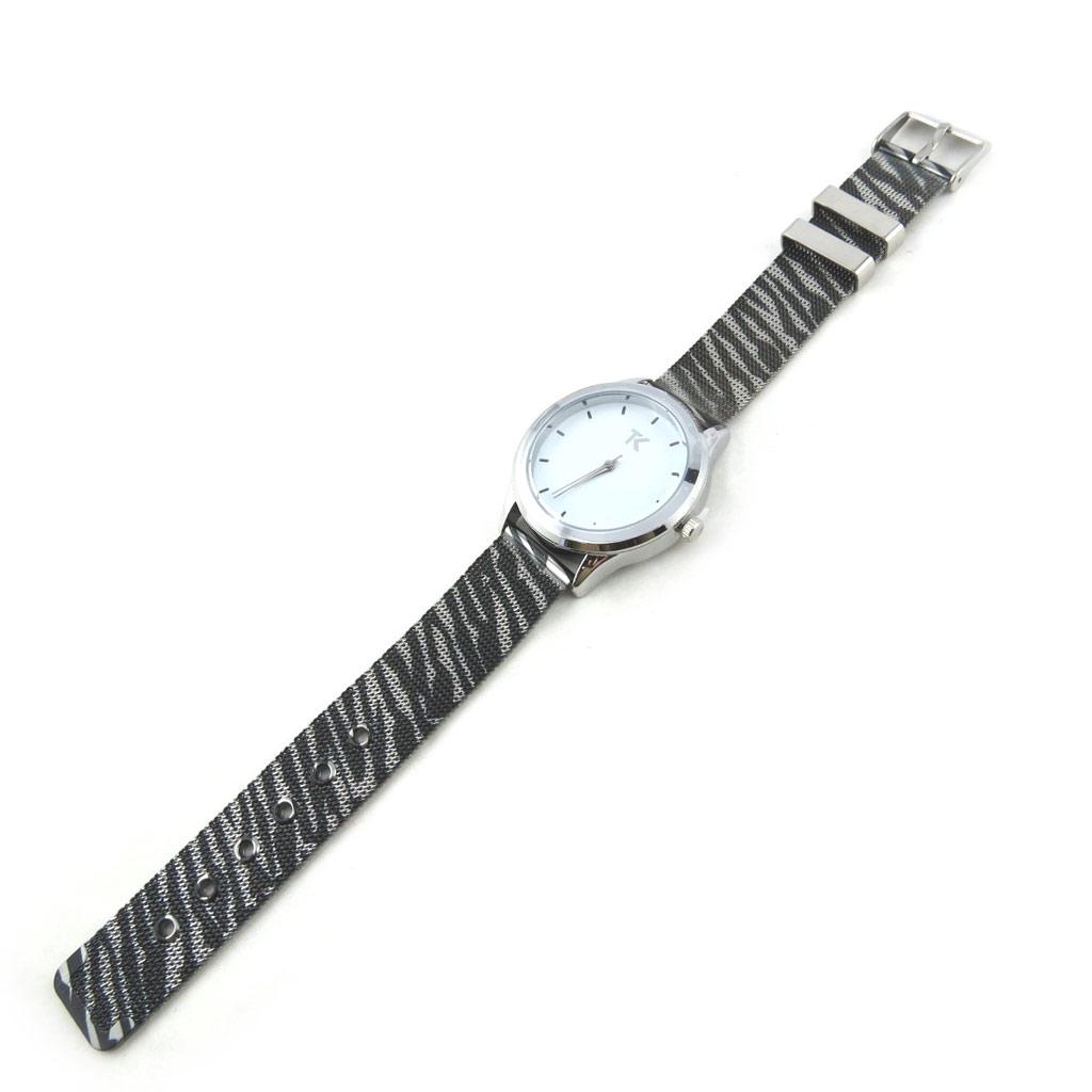 Les Trésors De Lily [N2308] - Women's Watch 'Trendy' White Grey (animal Print)