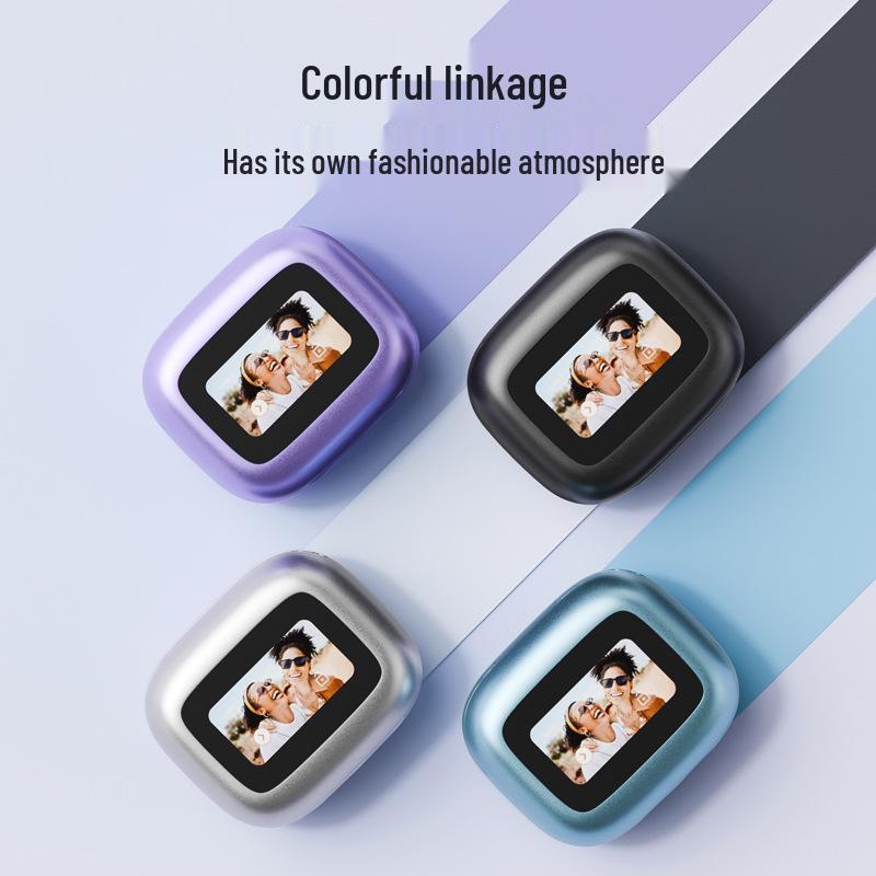 Smart Bluetooth Earbuds with Color Screen, Touch Control, ANC Dual Noise Cancelling, In-Ear, Wireless.