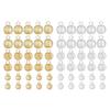 30 Pcs Bead Hollow Cage Stone Holder Pendant Necklace Cage Charm for DIY Jewelry