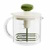 Hand Mixer Press-Type Manual Mixing Cup Clear with Scale Egg Mixing Cup Sturdy Large Capacity Manual Stirring Cup Kitchen Gadget