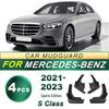 Mercedes-Benz Classe S Sport 2021-2023 Garde-boue Caoutchouc Souple Bavette de Pneu Accessoire