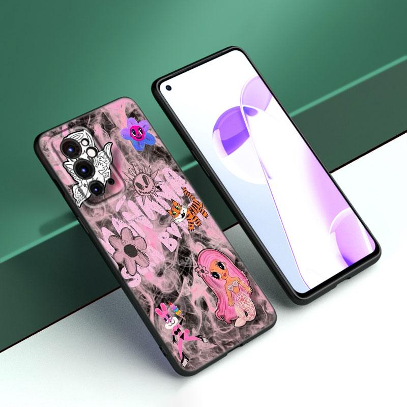 Karolg Manana Sera Bonito Black Phone Case For OnePlus 9R 10R 11R 12R ACE 2 Pro 2V 3V Nord CE 2 3 Lite 4 N10 N20 N30 SE 5G
