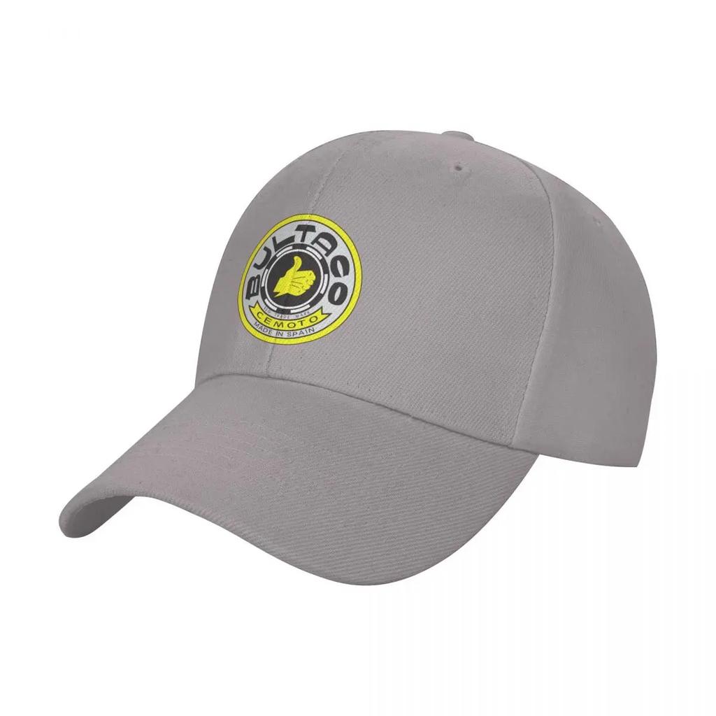 BULTACO LOGO YELLOW Baseball Cap Luxury Man Hat Sun Caps   Brand Mens  Womens