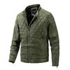 Mens Winter Lightweight Cotton Jacket 2026 Vintage Style Loose Fit Stand Collar Casual Outerwear Teens Young Adults