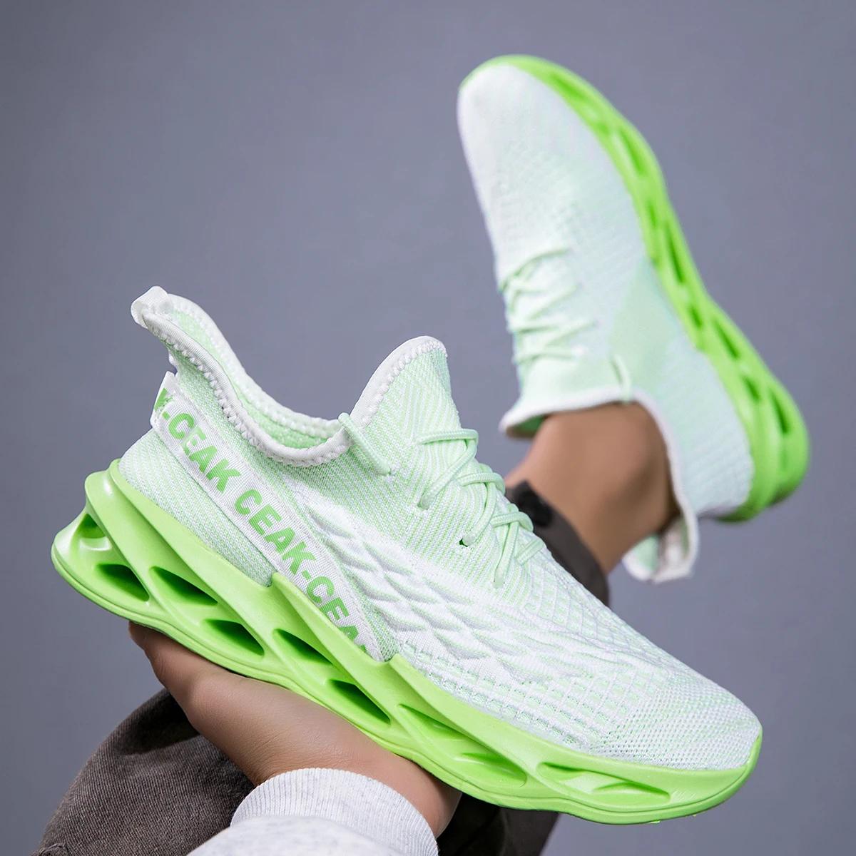 

Maedef Мужские кроссовки для бега Дышащая сетка Легкие Нескользящие кроссовки для мужчин Ходьба Тренажерный зал Спортивная обувь Повседневная обувь 39