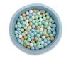 Minky dry pool H-30 cm with 300 balls - misty blue
