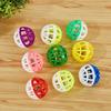 Fun 3.8cm With Bells Plastic Interactive Hollow Cat Toys Throw Ball Training Tools Pet Supplies