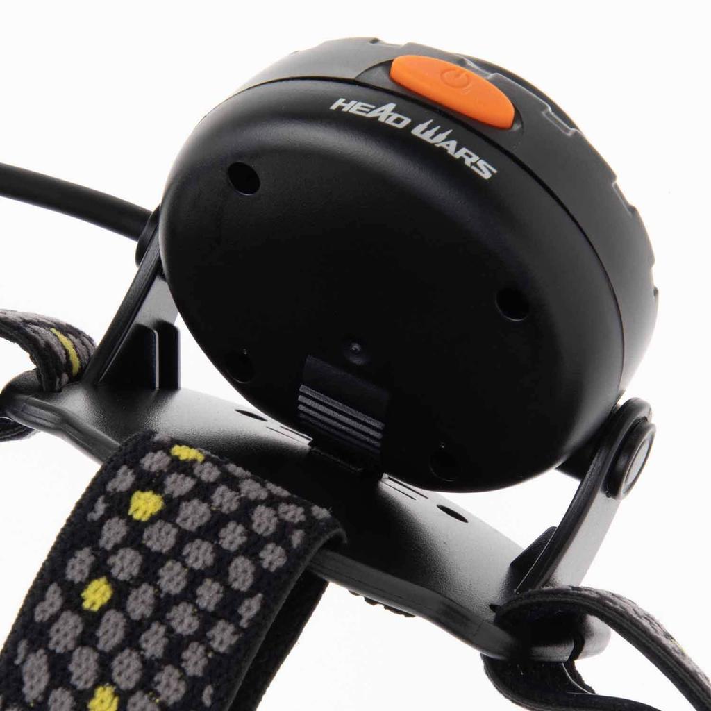 GENTOS LED headlight with flashing function 360 lumens Practical lighting 8 hours Rear recognition Uses 3 AA batteries or dedicated rechargeable