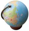 Raymay Fujii Globe, with National Flag Illustrations and Pronunciation Guides, Administrative Type, 30cm Spherical, OYV328