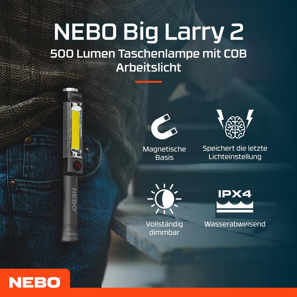 LED Light LARRY "BIG 2" NEB-6737-G
