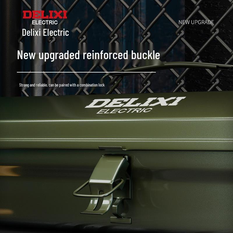 Delixi Industrial-Grade Metal Tool Box for Home and Auto Repair