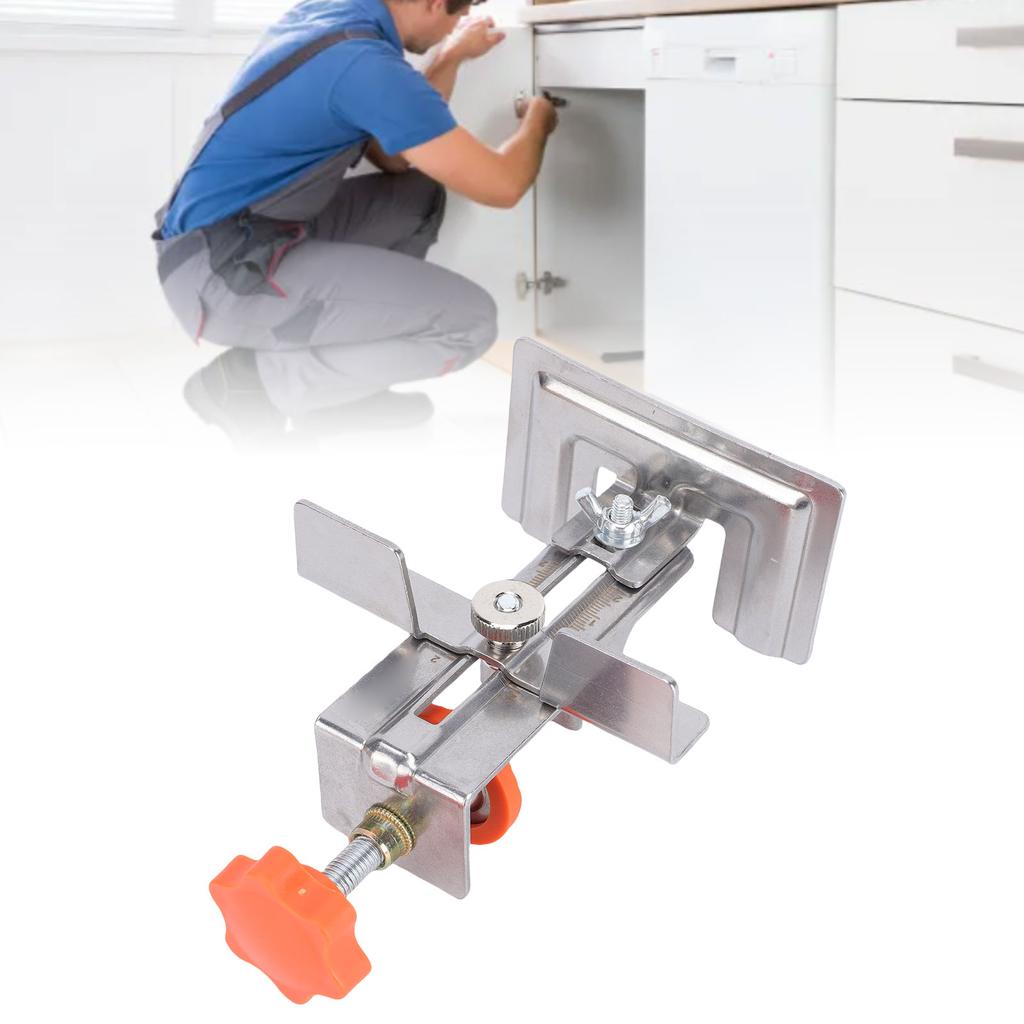 Cabinet Door Installation Positioner Stainless Steel   Cabinet Mounting Jig 10-38mm Clamping Range
