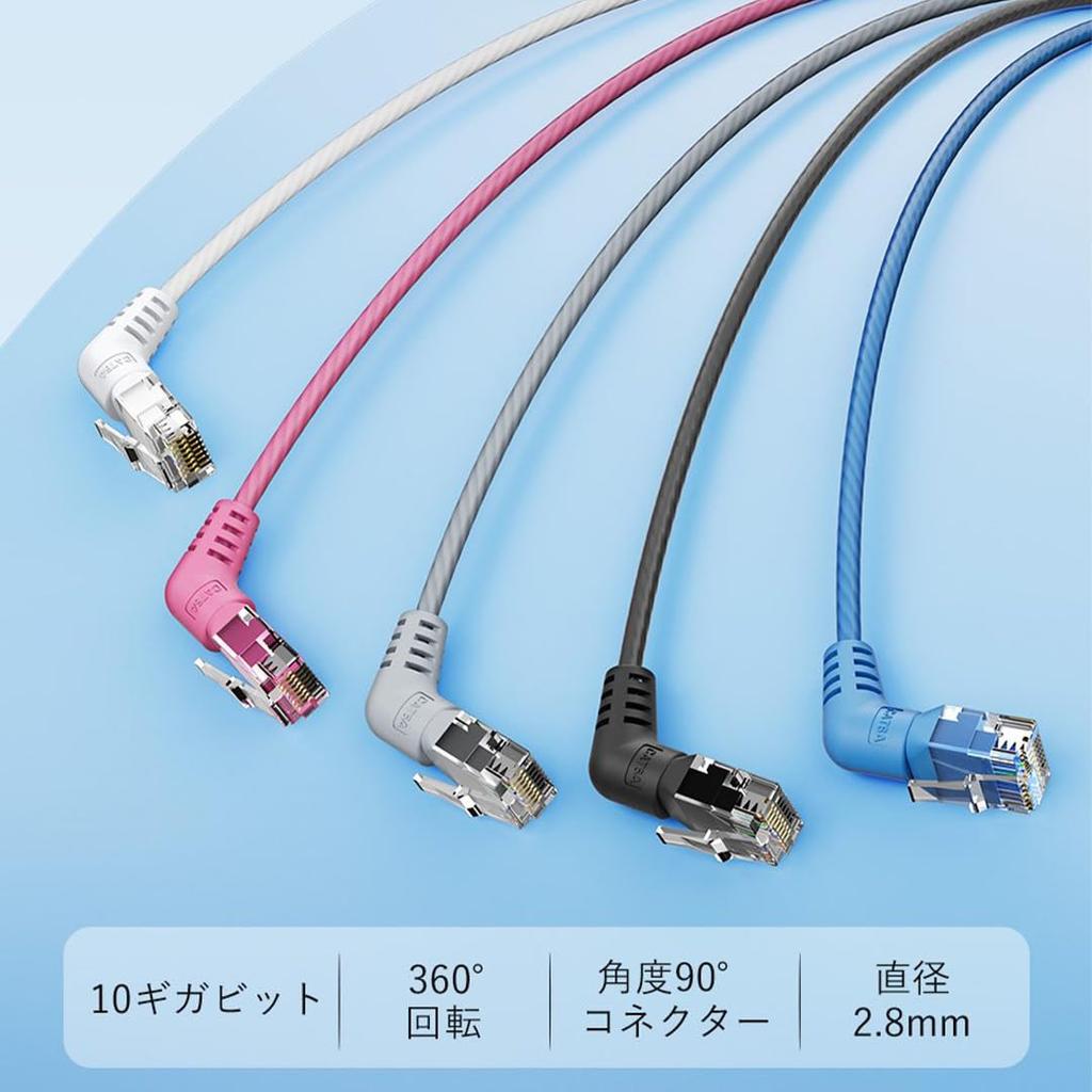 VENTION Cat6A Ethernet LAN Cable (15m, Black)