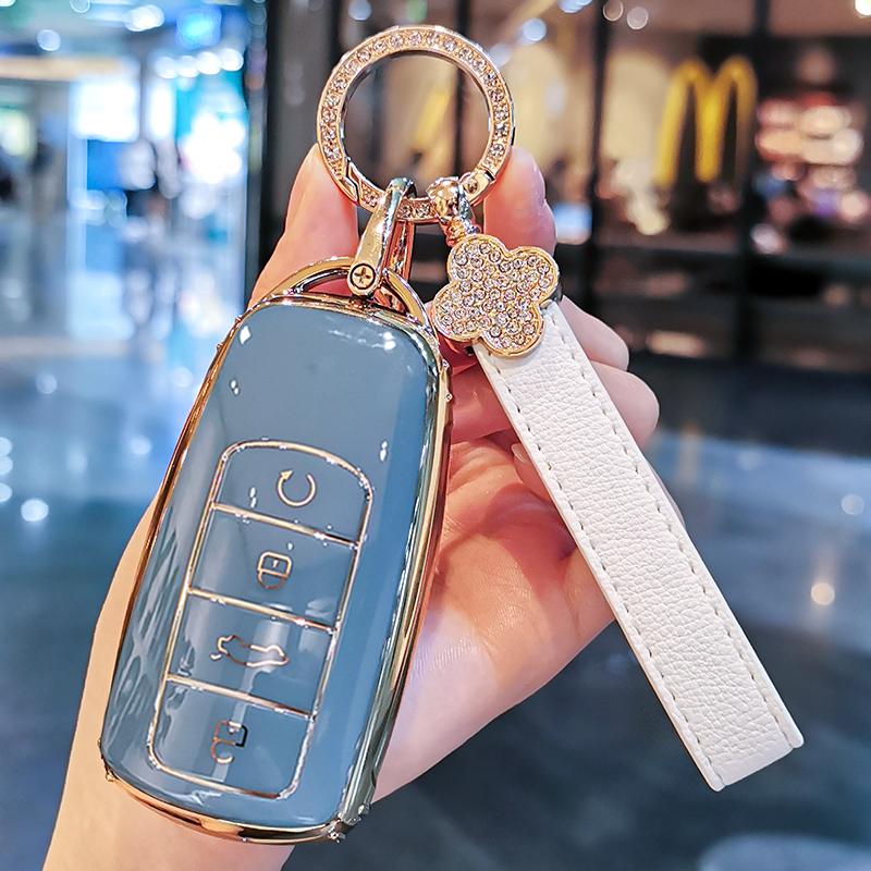 New TPU Car Remote Key Case Cover Protect Shell Bag For Chery Tiggo 8 Pro Tiggo 7 Pro PLUS 2021 Arrizo 5 4 Buttons Accessories