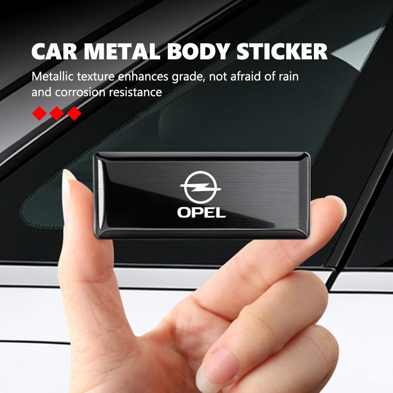 Dla logo samochodu Opel Naklejka na karoserię Emblemat ze stopu aluminium Naklejki samochodowe Odznaka Astra G J F K Vectra C H Corsa C B D Omega