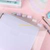 10Pcs Clear Scrapbook Paper Organizers Holds Scrapbook Paper Storage Organizers D57B