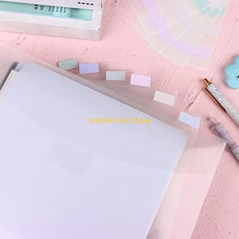 10Pcs Clear Scrapbook Paper Organizers Holds Scrapbook Paper Storage Organizers D57B