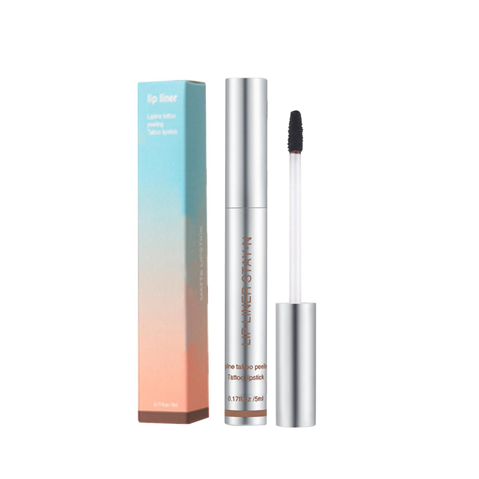 

Карандаш для губ контурный контур формы губ подсветка для губ водостойкий карандаш для губ кисточка для губ 5 мл One Size коричневый