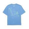 New MLB Los Angeles Dodgers T Shirt Unisex Sky Blue 3ATSB0953-07SBS