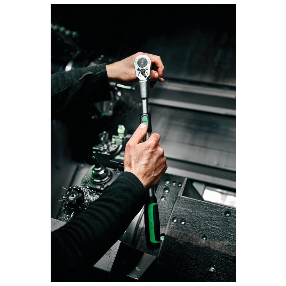 STAHLWILLE 516 Square Telescopic Ratchet 1/2" Head, 36-Gear, 5-Speed Handle, 410-630mm