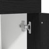 Hanging Cabinet with Shelf Black Oak Effect 50 x 46 x 81.5 cm
