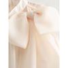 Kaslead Fashion All-Match Creamy-white Ribbon Tops