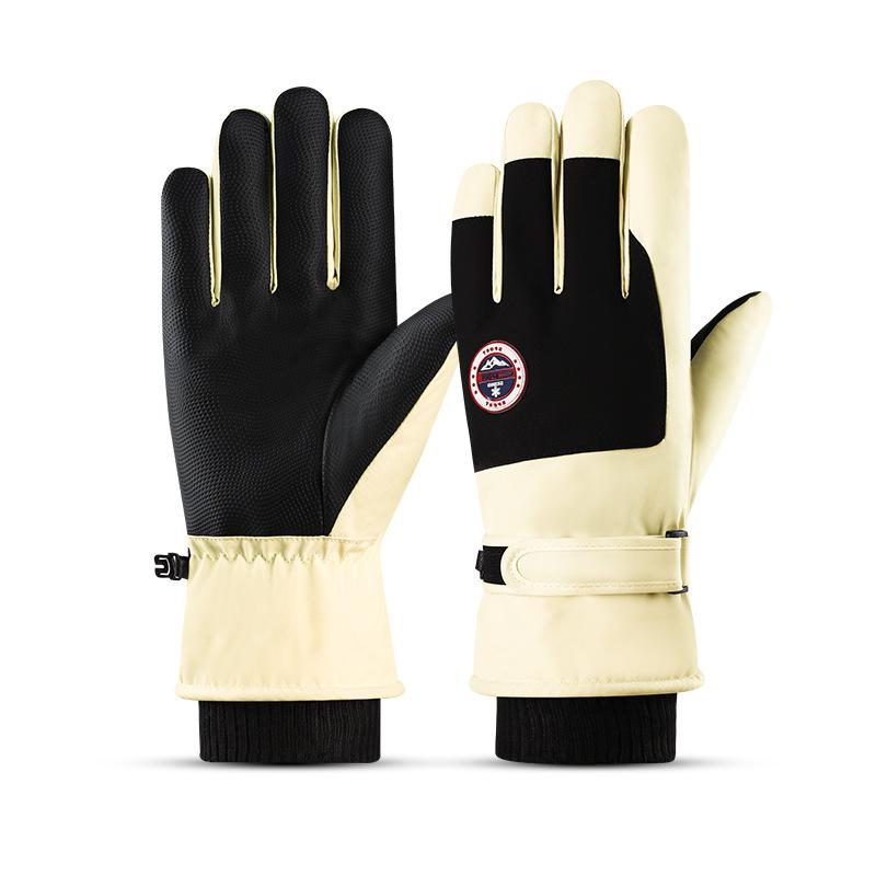 Winter Skihandschuhe mit Touchscreen-Fleece und verdickter Wärme Outdoor Radfahren und Bergsteigen Paarhandschuhe Warme Handschuhe