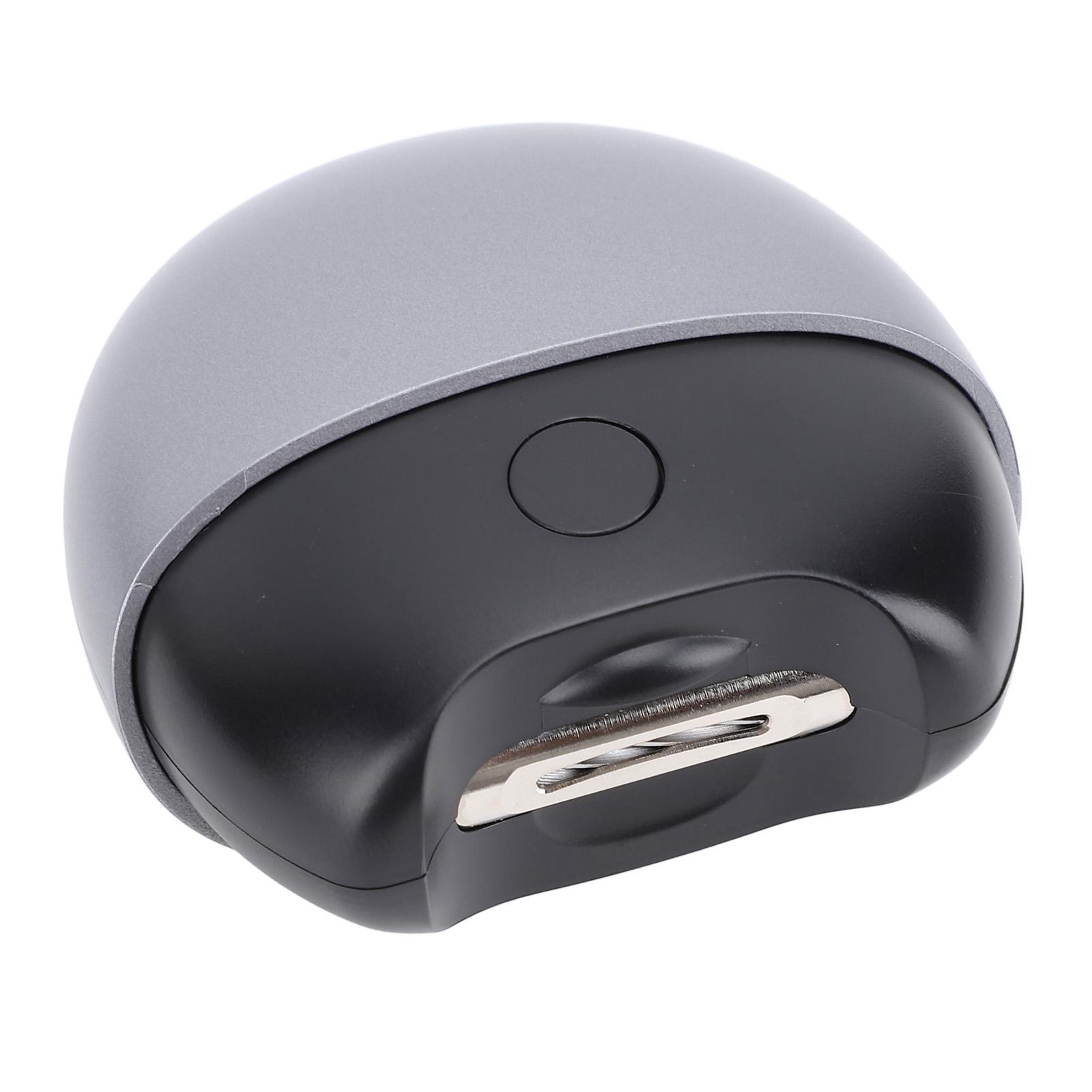 

Electric Nail Clipper 2 Speed Levels Trimmer with Light Indicator for Seniors Adults Black чёрный