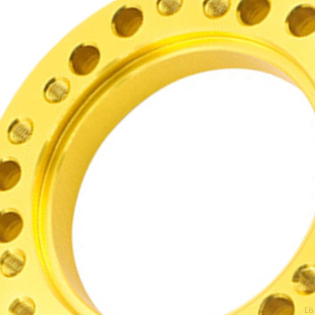 Steering Wheel Hub Adapter Spacer Pad W/ Six Screws Aluminum Car Parts Wheels Accessories,