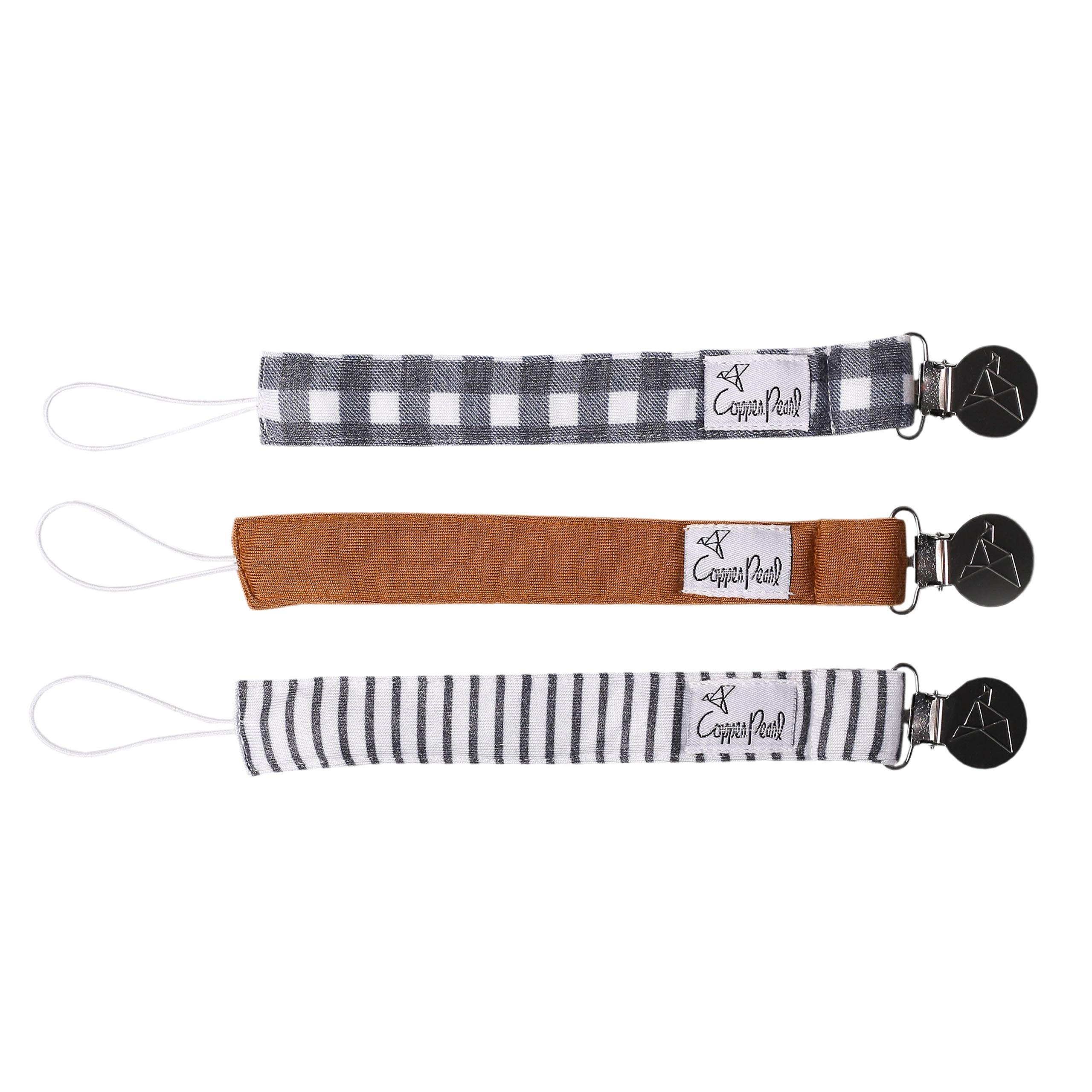 

Copper Pearl Pacifier Toy Pacifier Binky Clips of Scotland Clips, Holder, Holder, (Set 3),