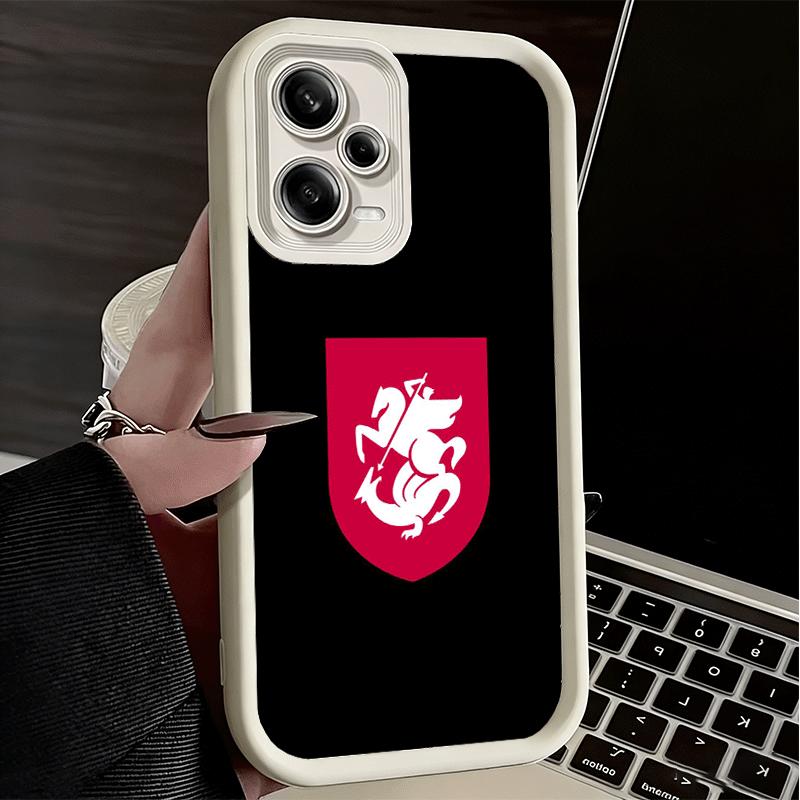 Phone Case for Xiaomi Redmi Note 15 14 13 Pro Plus Georgia Passport Flag Shell 12S 11 11S 11T 5G 14S Soft Silicone Funda