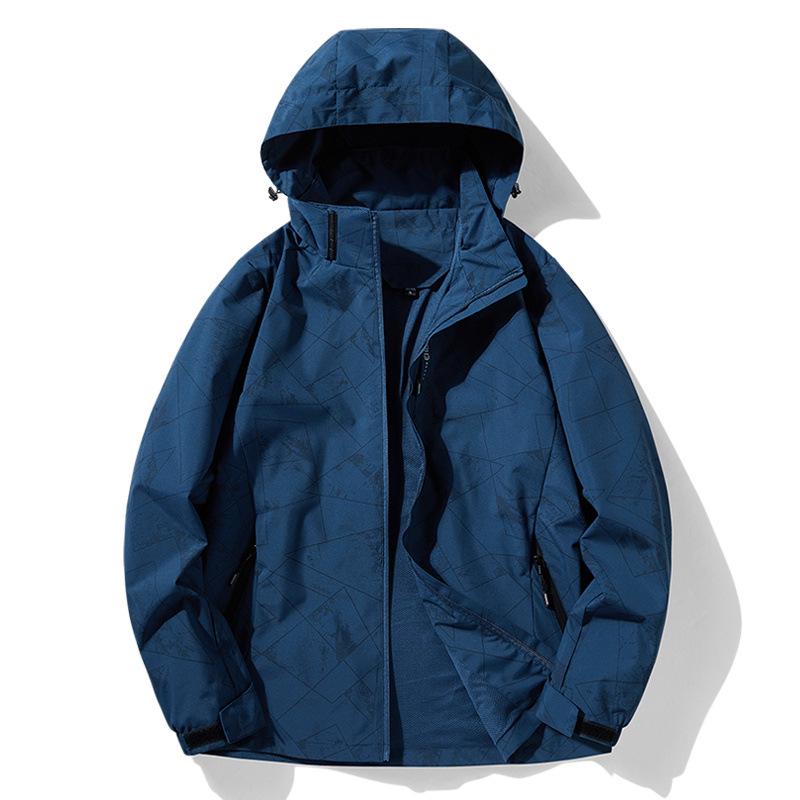 

Унисекс камуфляжная ветровка 2024: Весенне-осенняя уличная водонепроницаемая куртка L