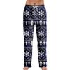 Anime Pajama Pants Sleepwear Casual Drawstring Elastic Waist Pants Comfy Straight Yoga Loose Trousers