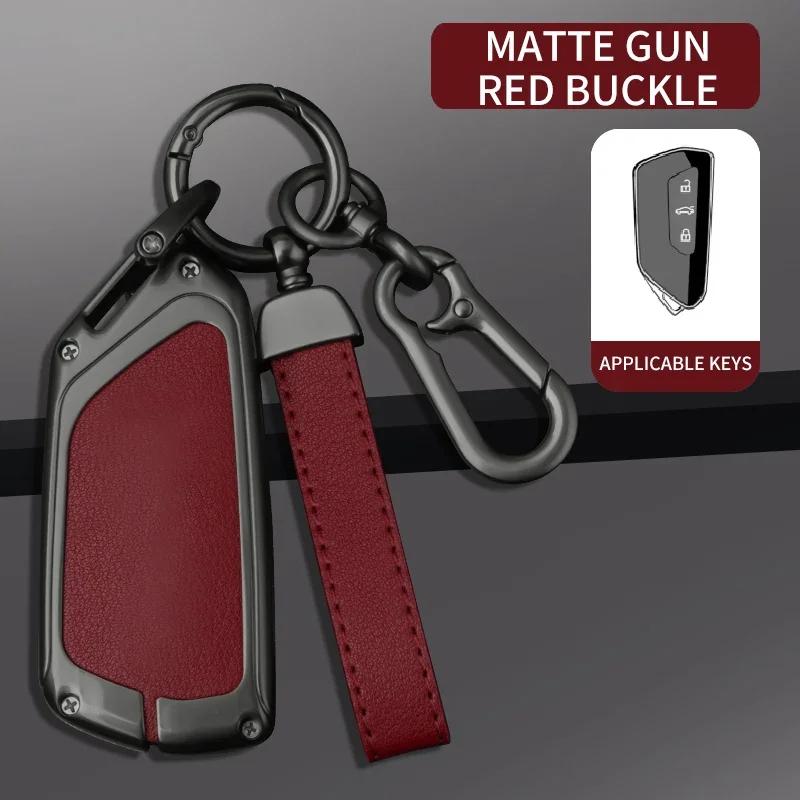 

Car Key Case Cover For VW Golf 8 MK8 ID.3 ID.4 For Skoda Octavia A8 Seat Cupra Formentor Leon MK4 Tarraco 2020 2021 Accessories