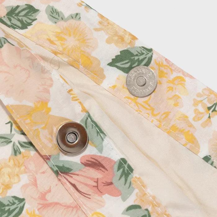Flower Pattern Eco Bag (Yellow)