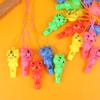 25Pcs Random Style Cute Animal Cat Plastic Whistle Referee Sport Cheerleading Toys And Kids Children Birthday Party Favors Gifts