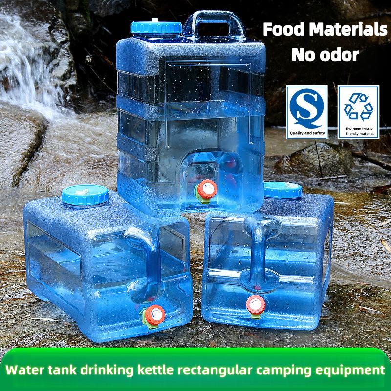 10/15L food grade reservoir with faucet portable water container for camping, outdoor travel farmhouse, lightweight building