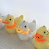 Cute duck keychain doll bag backpack key ring
