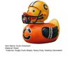 Rugby Football Duck Figurine Cartoon Duck Statue Animal Sculpture Home