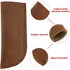 Handmade  Leather Cast Iron Pot Handle Cover, Assist Pan Holder, Double Layered Heat Resistant Potholder for Cast Iron Skillets
