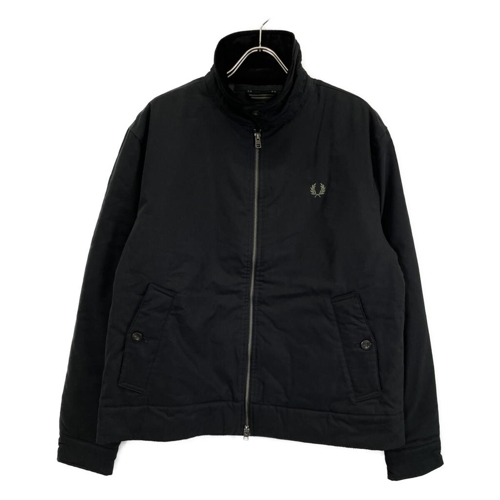 Fred Perry J8535 Black Cotton Caban Jacket Jacket L blackUsed