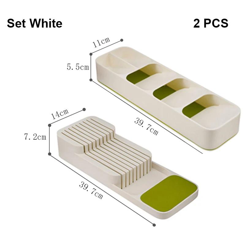 Kökslåda Kniv Och Gaffel Partition Förvaringslåda Bricka Bestick Skedlåda Soppsked Ätpinnar Separation Hushållshylla