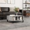 Vidaxl Coffee Table, Grey Sonoma Oak, 60X60X30 Cm