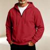 Heren Casual Mode Raglan Lange Mouw Pullover Hoodie Sweatshirt voor Dagelijks Gebruik