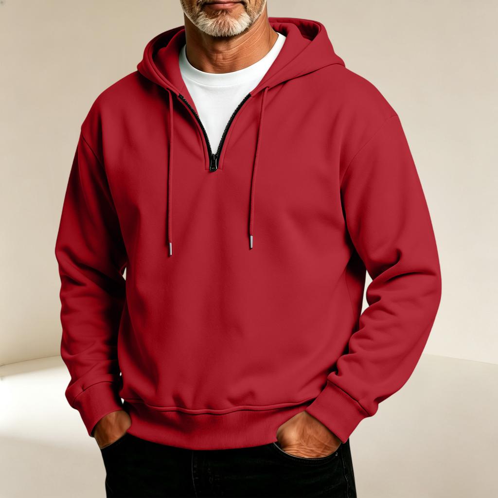 Heren Casual Mode Raglan Lange Mouw Pullover Hoodie Sweatshirt voor Dagelijks Gebruik
