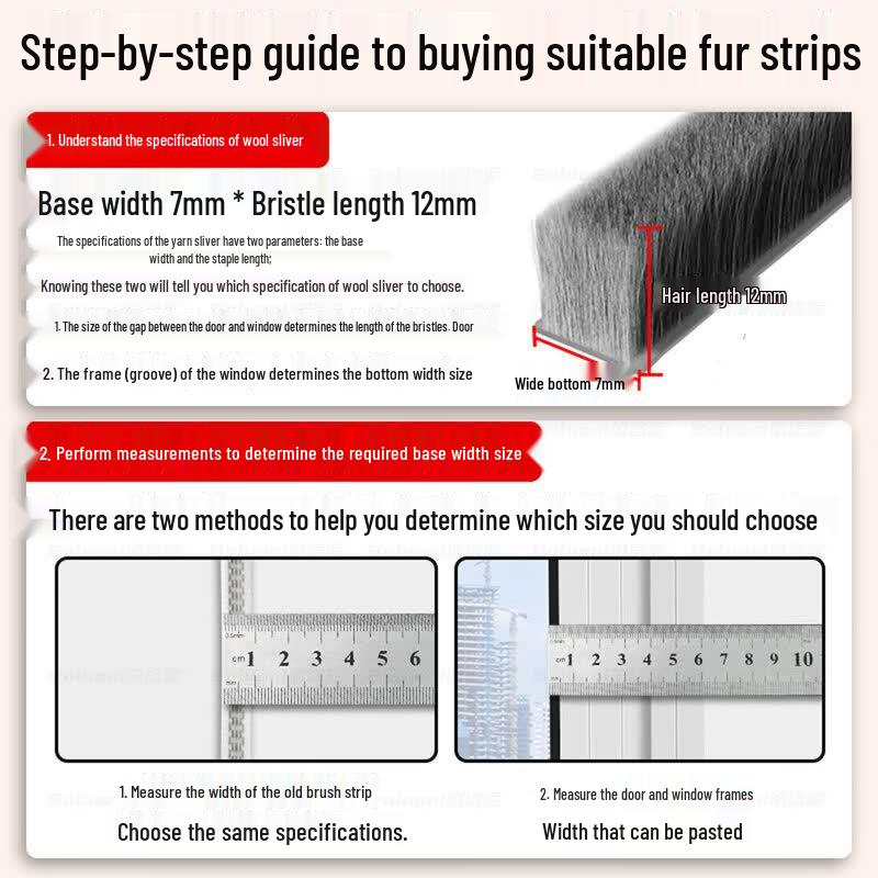 Rongyu Self-Adhesive Door & Window Sealing Strip